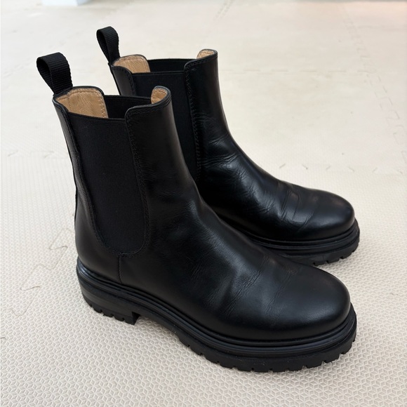 Margaux The West Chelsea Boot - Black Calf Leather - 36